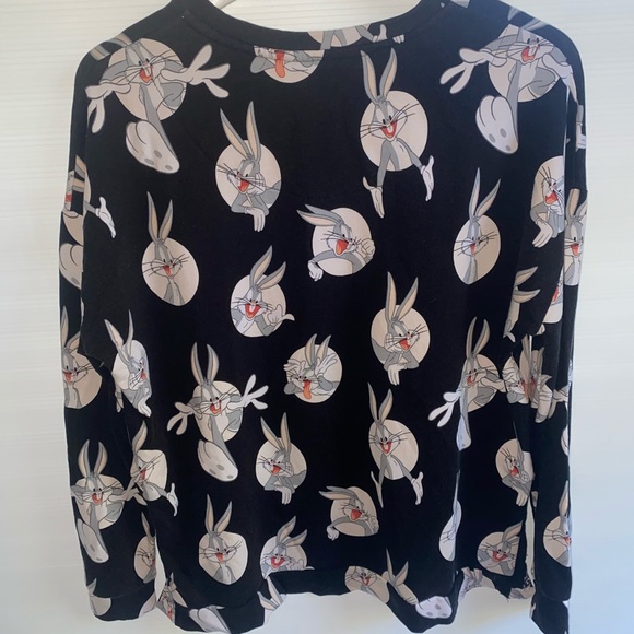 Peter Alexander Bugs Bunny Looney Tunes Long Sleeved Womens Knit Top Size Small - Picture 7 of 14